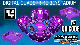 QUADSTRIKE BEYSTADIUM QR CODE HOLIDAY VALTRYEK GAMEPLAY NEW PREMIUM BEY !!