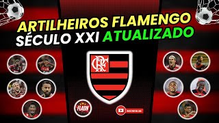 OS 10 MELHORES ARTILHEIROS DO FLAMENGO NO SÉCULO XXI ATUALIZADO