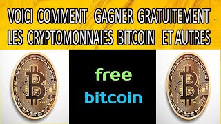 Comment   gagner des cryptomonnaies gratuitement sans  les acheter