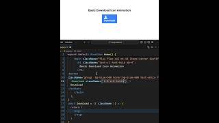🌀✨Spinning Download Button Animation with Tailwind CSS!  #tailwind #tailwindcss #cssanimation #css3