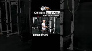 How to do a Pallof Press