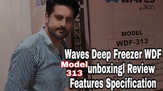 Waves WDF-313 Single Door Deep FreezerUnboxing#rjadviser