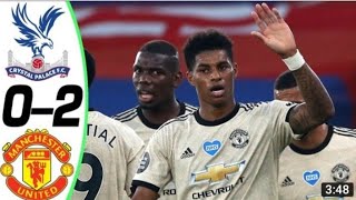 Manchester united vs Crystal Palace All Goals 2-0 Highlights Old match scores