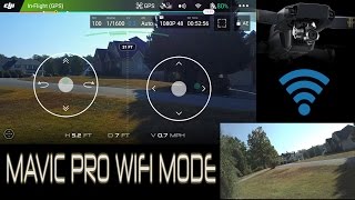 DJI MAVIC PRO FLYING WIFI!!