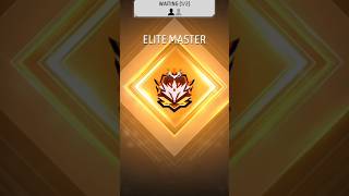 Elite Master 😎 100 Star 🗿 | Free fire 🔥 #freefire #garenafreefire #freefireshorts #foryou