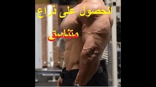 كيف احصل على ذراع جميل و متناسق ؟