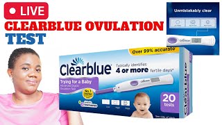 Step By Step Guide On How To Use ClearBlue Ovulation Kit | Live Ovulation Test