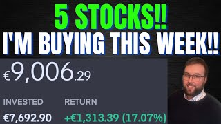 5 Stocks/ETFs I'm Buying This Week On Trading212!! ($100,000 Stock Portfolio Challenge!!)