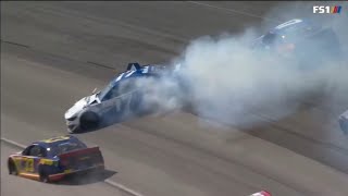 NASCAR All Star Open - Chris Buescher spin