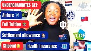 A-Z fully funded scholarships for UNDERGRADUATE students — thus far in 2023 (Bachelor scholarships)