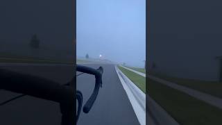 Cycling through Florida Fog! #cycling #roadbike #botw #shortvideo