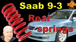 Saab 9-3 Rear Coil Spring Replacement | SO EASY DIY