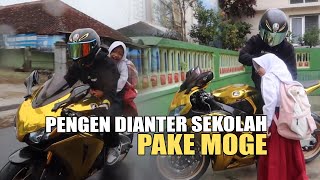 ANTER ANAK SEKOLAH PAKE MOGE !!