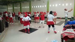 Zumba/Aerobic Dresscode Merah Putih By. Zin Yusran Makassar