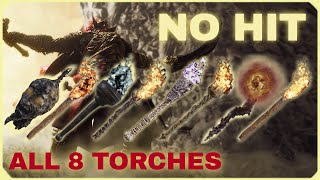 Promised Consort Radahn - All 8 MEMED Torch NoHit Builds | Elden Ring