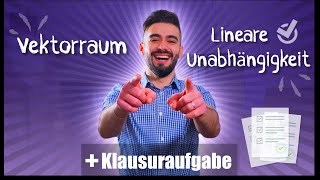 ● (PART3.1) : Lineare Unabhängigkeit--Span--Erzeugungssystem--Basis--Dimension--Vektorraum