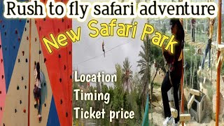 Safari park karachi || Zipline fly safari park ||Junior adventure challenge free ticket