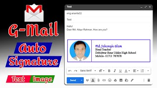 How To Add Signature In G-Mail || Bangla Tutorial || Gmail Tips || Auto Signature