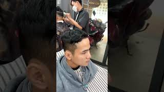 Nhuộm màu tóc sánh vai các bô lão … cái kết🔥🔥 #barber #hollywoodbarbershop #beautytok #sidepart