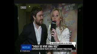 Peter Lanzani en Telefe Noticias | 12/6/2017