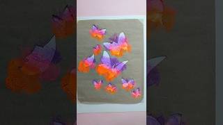 How to Paint butterflies with 3D effect #painting #craft #drawing #art #satisfying #satisfyingvideo