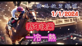 賽馬投資-1/1/2024 香港賽馬第6/10場貼士心水 WIN PLACE 3X4 HK Horse Racing Tips R6 R10