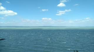 Amazing lake Balaton cloud shadows (time lapse) Siófok