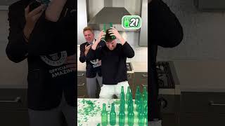 Bottle Head Smashing World Record Attempt