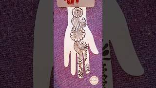 Henna scraping ASMR || Simple mehndi design || #tiktok #viral #asmr #shorts #mehndi #asmrsound