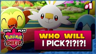 Let's Play Pokemon Shield - Part 1 - Who will I pick?!?!