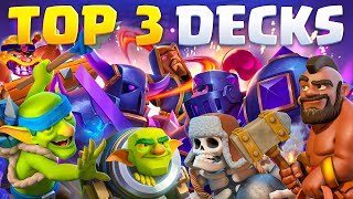 TOP 3 BEST DECKS IN THE NEW SEASON! - Clash Royale