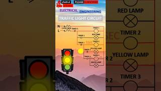 traffic light circuit #shorts #electrical #electricalengineering #traffic #control