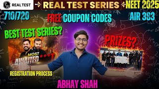 PW REAL TEST SERIES |BEST TEST SERIES? |Registration Process |NEET Strategy 2025| COUPON CODES ABHAY