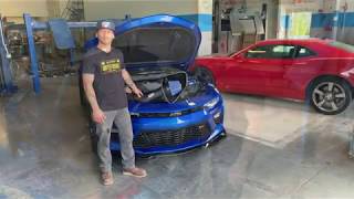 2016-2020 Chevrolet Camaro SS 6.2L BBK Black Series Cold Air Installation