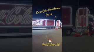 Santa showed up on the Coca-Cola Truck #santa #christmas #cocacola #canada