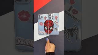 🕷❤️ #shorts #diy #bff #phonecase #art #spiderman