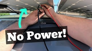 Our A/C Sucks & Good Thing I Checked Our Solar Panels! | Skoolie Road Trip