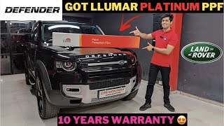 Range Rover DEFENDER protected with Llumar Platinum SELF HEALING PPF ✅💯 | CAR MAN INDIA