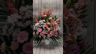 sympathy funeral flowers/ Newark Valley florist/ Darlene's flowers