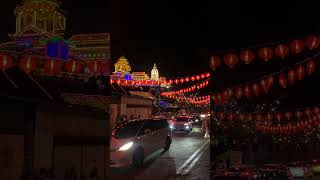 Outside Kek Lok Si temple in Penang Malaysia