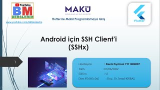 9 - Android için SSH Client’i (SSHx)