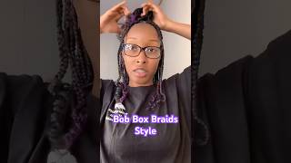 Bob Box Braids With Curls