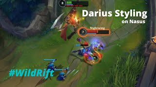 Darius vs Nasus #wildrift #leagueoflegends #shorts