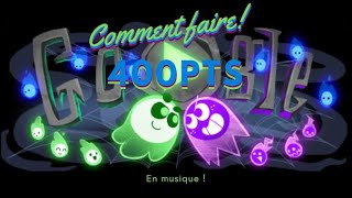 Comment faire 400pts sur Google Doodle Halloween 2018 mini-jeu 🎃