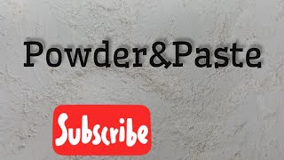 Powder&Paste