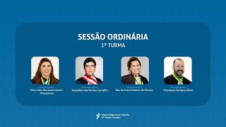 35ª SESSÃO PRESENCIAL DA PRIMEIRA TURMA DO TRT20  - 02/10/2024