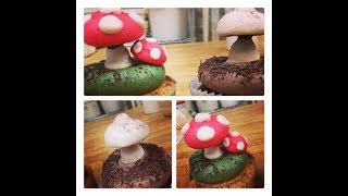 Mushroom Forest Cupcake Tutorial