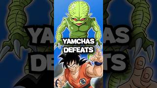 How Many Fights has Yamcha Lost? #dragonball #dragonballz #dragonballsuper #goku