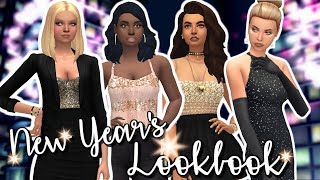 Sims 4 | New Year's Lookbook (Machinima Style)