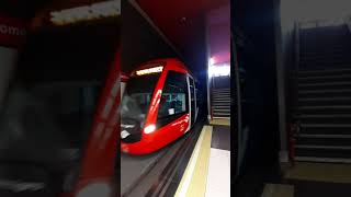 Recopilatorio de Alstom citadis 302 en la estación de Somosaguas Sur en la linea ML2 de Metro Ligero